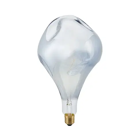 Stmívatelné LED žárovky Sigor LED žárovka Giant Drop E27 6W 918 dim stříbrná-kovová.