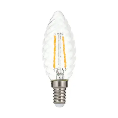 LED žárovky Orion LED žárovka-svíčka E14 3W 2700K filament kroucená