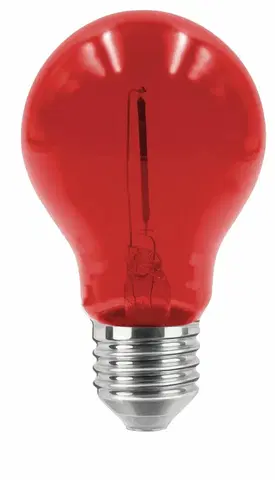 LED žárovky CENTURY LED FIESTA žárovka DECO ČERVENÁ 0,6W E27 50Lm 36VDC IP39
