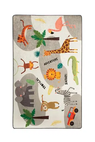 Koberce a koberečky Conceptum Hypnose Dětský koberec Safari 100x160 cm vícebarevný