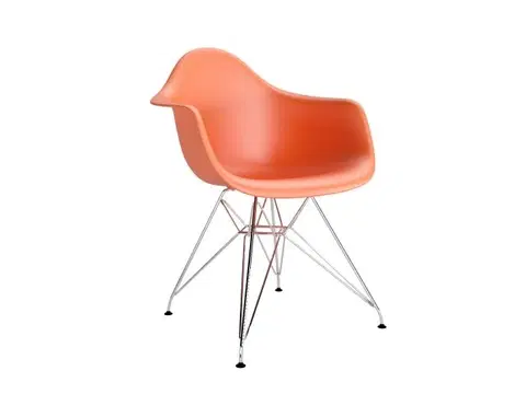 Výprodej nábytku skladem Stolička P018 /inšpirovaná DAR/ Barva: Oranžová