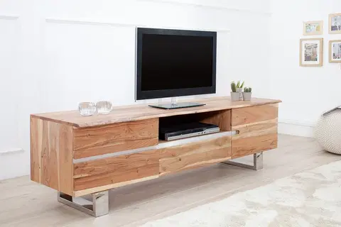 Luxusní a designové televizní stolky Estila Stylový TV stolek Mammut 160cm