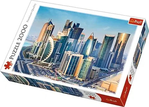 Hračky puzzle TREFL - Puzzle Doha Katar 2000