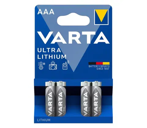 Baterie primární VARTA Varta 6106301404 - 4 ks Lithiová baterie ULTRA AA 1,5V 