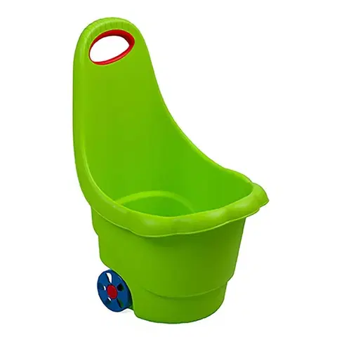 Hračky na zahradu BAYO - Dětský multifunkční vozík Sedmikráska 60 cm zelený