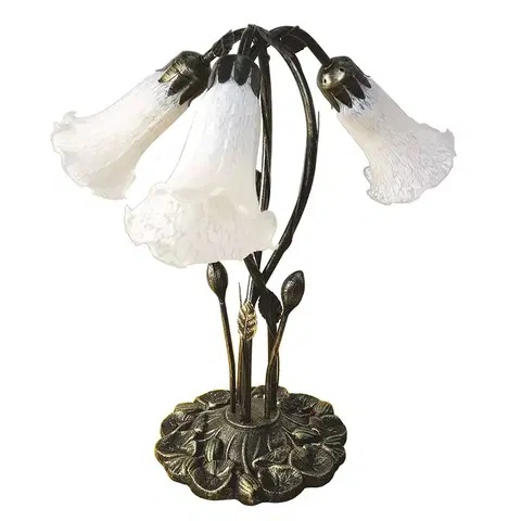 Stolní lampy Clayre&Eef Stolní lampa 5LL-6104, styl Tiffany