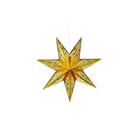 Vánoční osvětlení Markslöjd 702830 - Vánoční dekorace SATURNUS 1xE14/25W/230V pr. 45 cm zlatá 