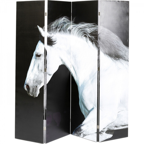 Paravány KARE Design Paravan Beauty Horses 160x180cm