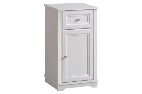Koupelnový nábytek Comad Koupelnová skříňka nízká Palace 810 1D/1S bílá andersen