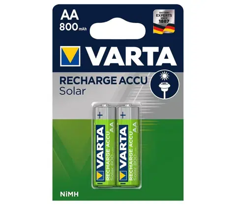 Baterie primární VARTA Varta 56736 - 2 ks Nabíjecí baterie SOLAR ACCU AA NiMH/800mAh/1,2V 