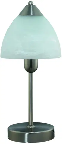 Lampy na noční stolek Rabalux stolní lampa Tristan E14 1x MAX 40W saténová chromová 7202