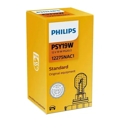 Autožárovky Philips PSY19W 12V 19W PG20/2 žlutá 1ks 12275NAC1
