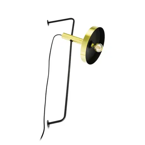 Industriální bodová svítidla FARO WHIZZ nástěnná lampa, zlatá/černá