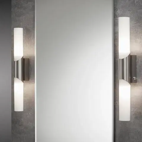 Nástěnná svítidla Briloner Koupelnové nástěnné světlo Splash 2 zdroje, nikl