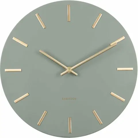Hodiny Karlsson 5821DG designové nástěnné hodiny, pr. 30 cm