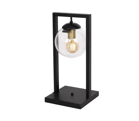 Lampy    108005 - Stolní lampa REY 1xE27/7W/230V černá 