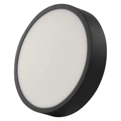 LED stropní svítidla EMOS LED svítidlo NEXXO černé, 22,5 cm, 21 W, teplá/neutrální bílá ZM5343