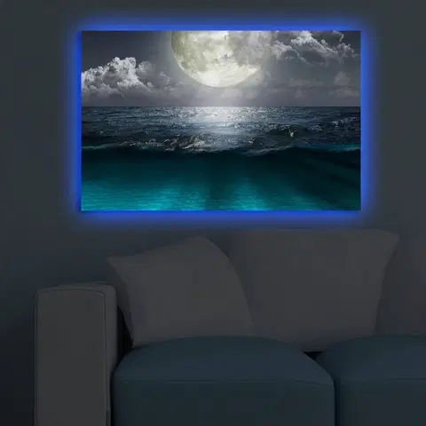 Obrazy Hanah Home Obraz s led osvětlením Simon 70x45 cm