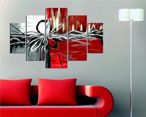 Obrazy Hanah Home Vícedílný obraz Chaos 92 x 56 cm