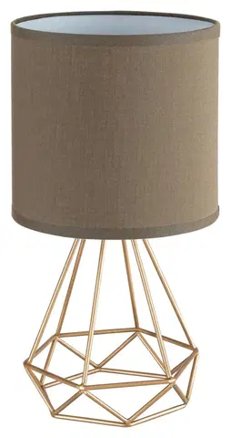 Lampy na noční stolek Rabalux stolní lampa Kinga E14 1x MAX 40W zlatá 3017