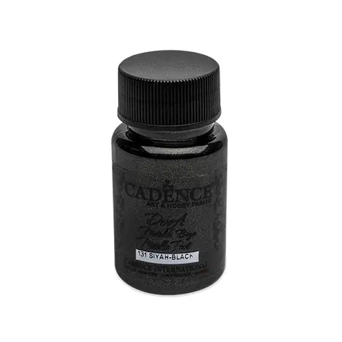 Hračky CADENCE - Barva akrylová Cadence D.Metalic, černá, 50 ml