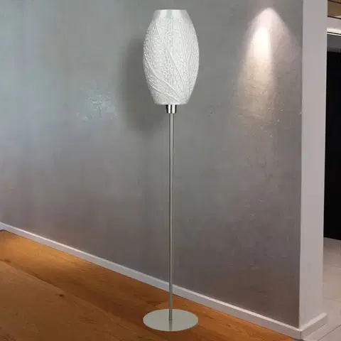 Stojací lampy Tagwerk Designová stojací lampa Flora, 3D tisk