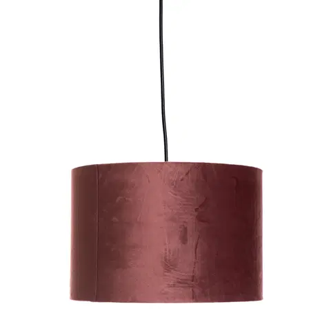 Zavesna svitidla Moderne hanglamp roze 30 cm E27 - Rosalina