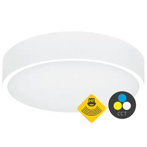 LED stropní svítidla Ecolite LED svítidlo vč. HF senzoru 25W, CCT, 2750lm, IP65, bílá WMAT350/HF-25W/BI