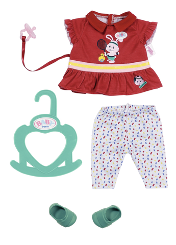 Hračky panenky ZAPF CREATION - Baby born Little Sport. oblečení červeně, 36 cm