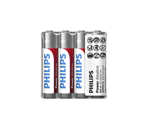 Baterie primární Philips Philips LR03P4F/10 - 4 ks Alkalická baterie AAA POWER ALKALINE 1,5V 