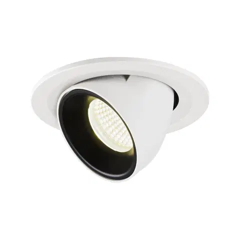 LED podhledová svítidla SLV BIG WHITE NUMINOS GIMBLE S zápustné stropní svítidlo bílé/černé 4000 K 40° 1005915