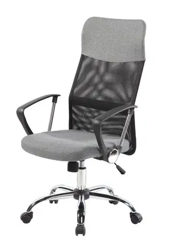 Kancelářské židle MODERNHOME Kancelářská židle Ellena GoodHome světle šedá