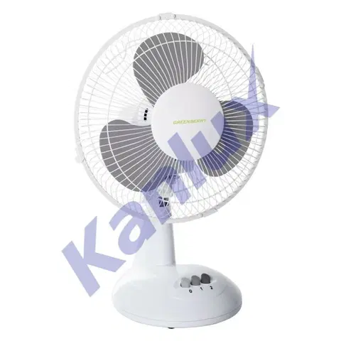 Ventilátory Kanlux Stolní ventilátor VENETO-23GR, 30 cm, šedý 5905339238108
