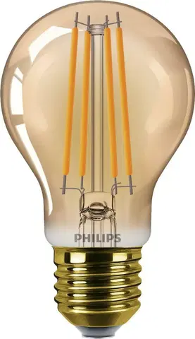 LED žárovky Philips LED filament žárovka E27 A60 3,1W (25W) 250lm 1800K nestmívatelná, jantarová