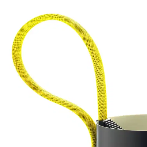 Stojací lampy HAY HAY Rope Trick LED stojací lampa černá/žlutá