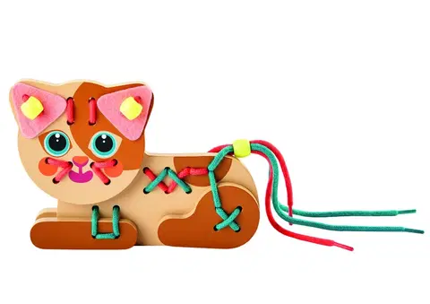 Hračky TREFL - Dřevěná hračka Kotě
