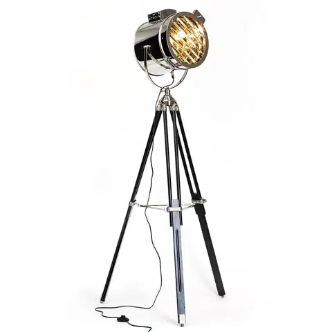 Stojací lampy Brilliant Cine - stojací lampa v designu reflektoru