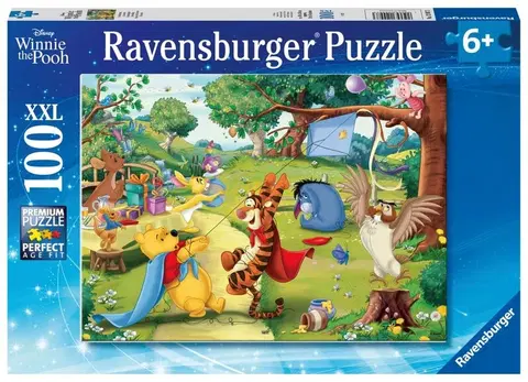 Hračky puzzle RAVENSBURGER - Disney: Medvídek Pú 100 dílků
