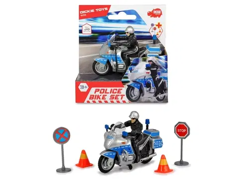 Hračky DICKIE - Policejní Motocykl 10 Cm S Příslušenství