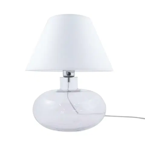 Designové stolní lampy ZUMALINE Stolní lampa MERSIN čirá 5512WH