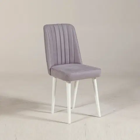 Židle Hanah Home Jídelní židle VINA šedá/bílá