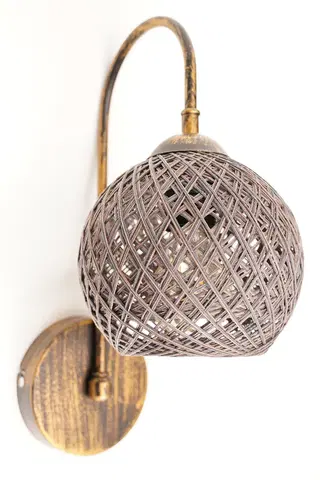 Lampy a lampičky Nástěnná lampa SP026 šedá