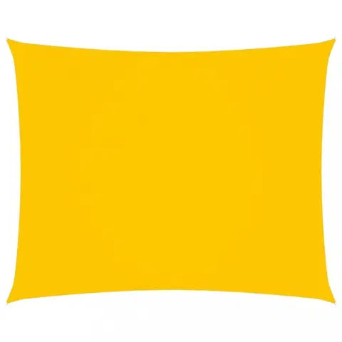 Stínící textilie Stínící plachta obdélníková 4 x 5 m oxfordská látka Dekorhome Žlutá