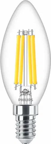 LED žárovky Philips MASTER Value LEDCandle D 3.4-40W E14 B35 927 CLEAR GLASS