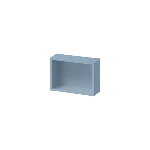 Koupelna CERSANIT Modulová otevřená skříňka LARGA 40x27,8 modrá S932-082
