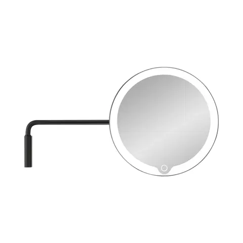 Zrcadla BLOMUS Zrcadlo nástěnné kosmetické led nerezové černé modo