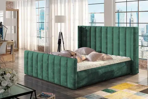 Designové postele Confy Designová postel Nathanael 180 x 200 - různé barvy