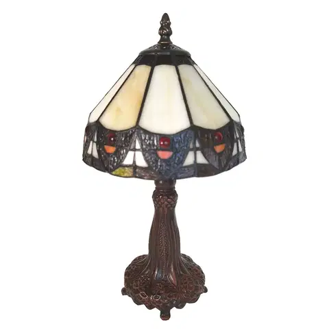 Stolní lampy Clayre&Eef Stolní lampa 5LL-6108, styl Tiffany