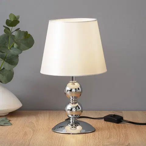 Stolní lampy NOWA GmbH Chromovaná stolní lampa Bea