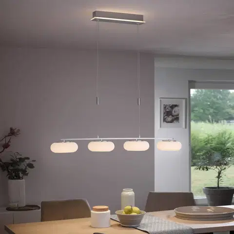 Inteligentní lustry Q-Smart-Home Paul Neuhaus Q-ETIENNE LED závěsné světlo 4 zdroje